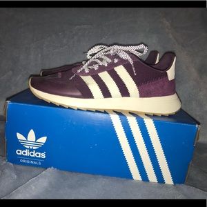 Adidas dark red flashback